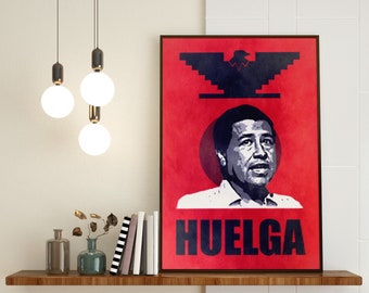 César Chavez - NFWA - UFW - labor union -  Chicano - Poster