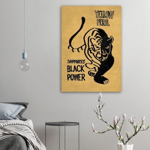 Yellow Peril supports Black Power Wood Prints