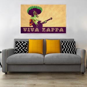 Frank Zappa - Viva Zapata style - Poster