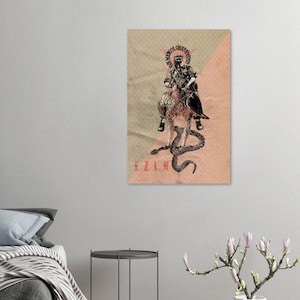 Subcomandante Marcos as Saint George and the  Dragon - Zapatista EZLN-Poster