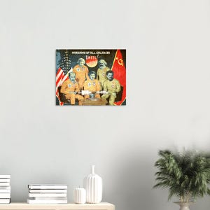 Groucho Marx, Marx Brothers, Karl Marx and Trotsky as Martians / Marxians Classic Matte Paper Poster