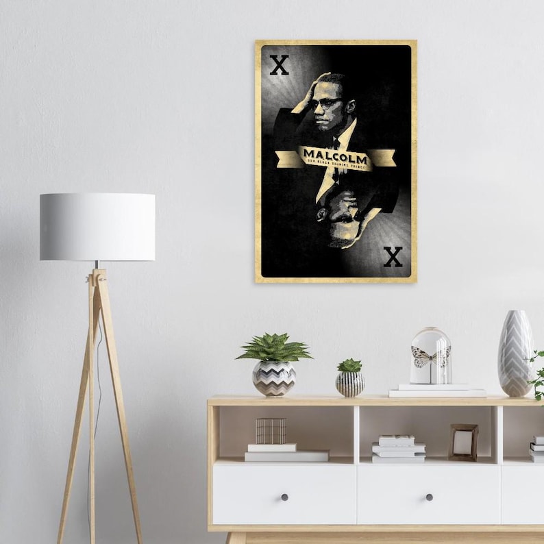 Malcolm X - Shining Prince - Black Panther Party - Blood brothers- Islam -Freedom by any means necessary - Poster image 1
