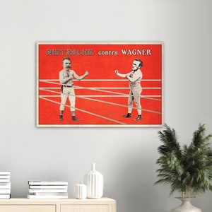 Nietzsche contra Wagner - geek- philosophy - Premium Matte Paper Poster