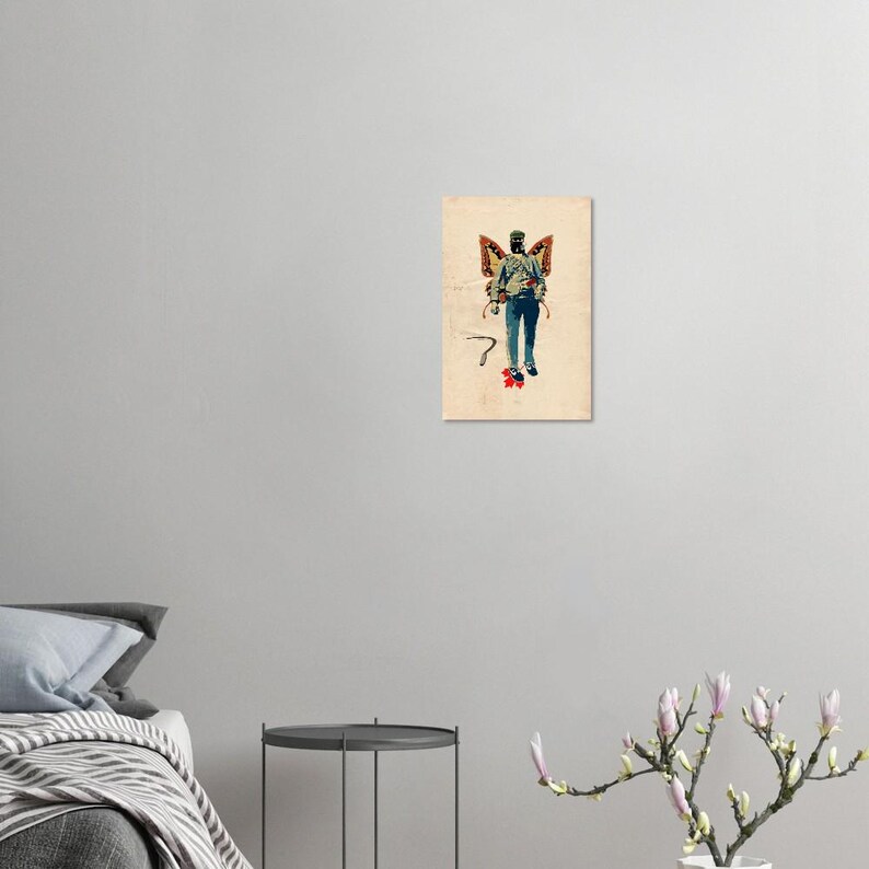 Subcomandante Marcos Zapatista EZLN - Chiapas - Mariposa Monarca - Poster gliclee print 12×18