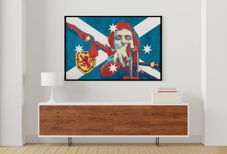 Bon Scott Scottish Australian Heritage Playing Bagpipes AC DC Valentines Spektors Fraternity