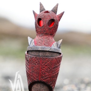 Hand Sculpted Ash Statue inspired by Sixth House