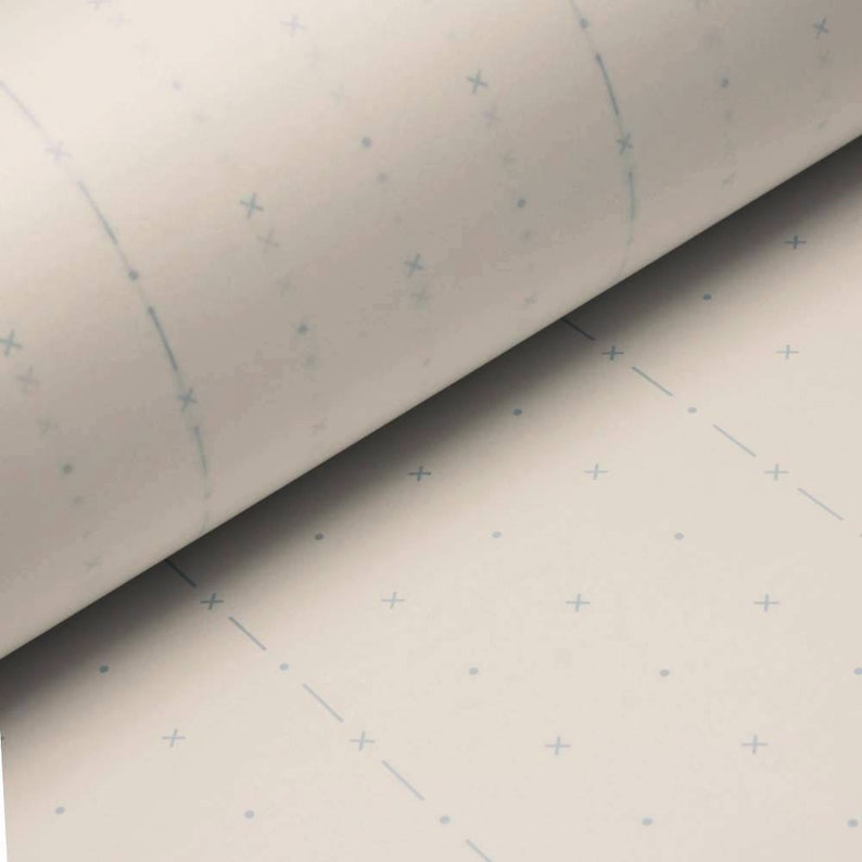 Pattern Paper for Dressmaking with Dot/Cross Marking 45gsm 122cm / 48 Price per 1m White