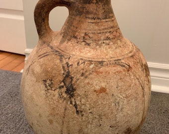 Berber/Moroccan/North African 19th century: Large Pottery Jug