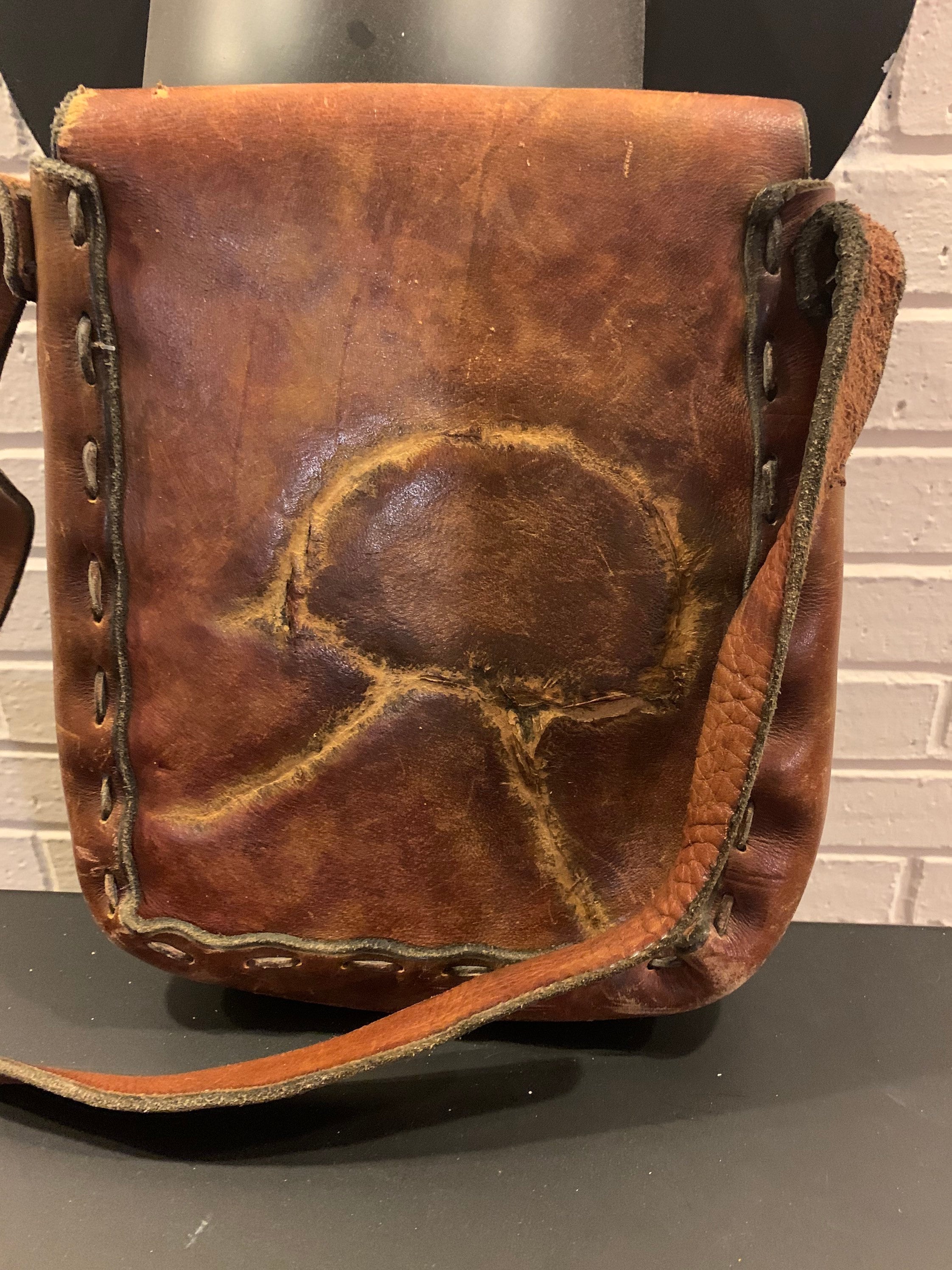 1930s Distressed Cattle Branded Primitive Handmade Leather - Etsy