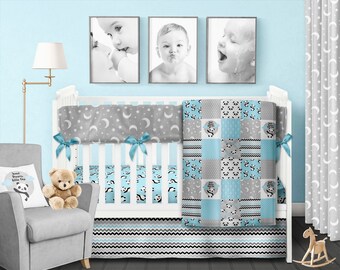 panda baby bedding