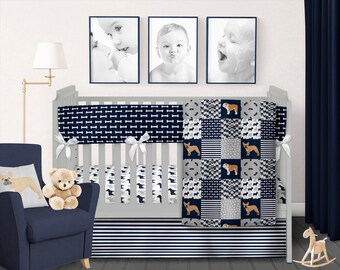 georgia bulldog crib bedding