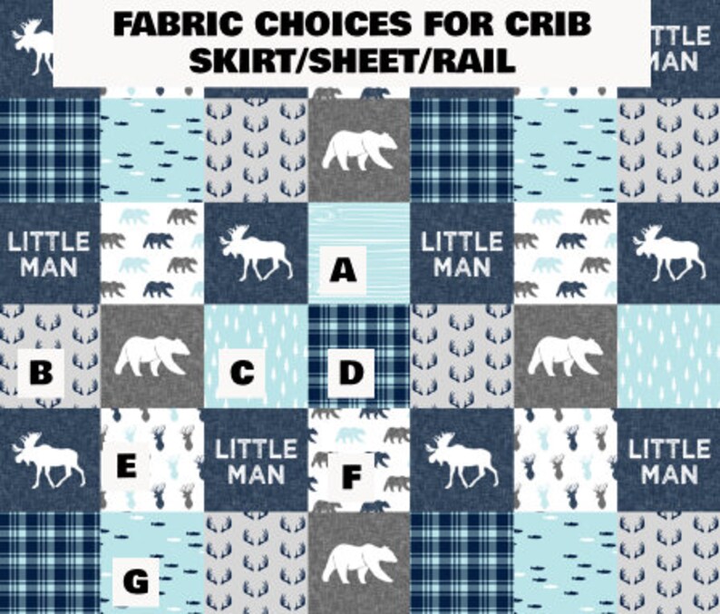 little man crib bedding
