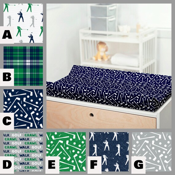 Boppy Pillow Cover Boy Nursery Bedding Golf Crib Bedding Etsy