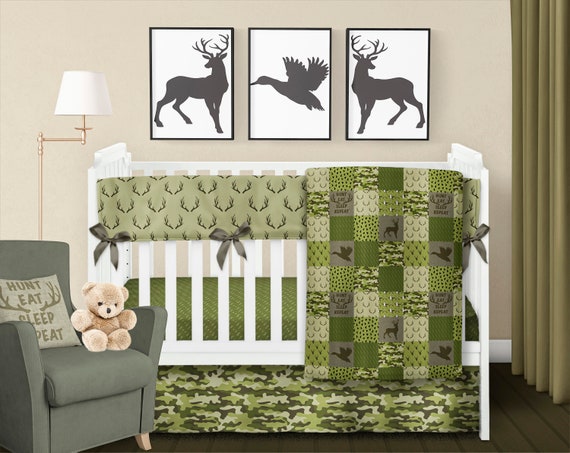 rustic crib set