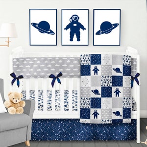 space crib bedding