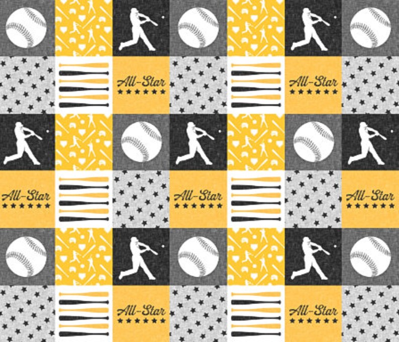 Baseball Bedding Set Boy Crib Bedding Set Baby Boy Quilt Etsy