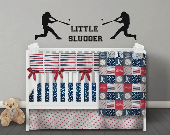 baby boy baseball bedding