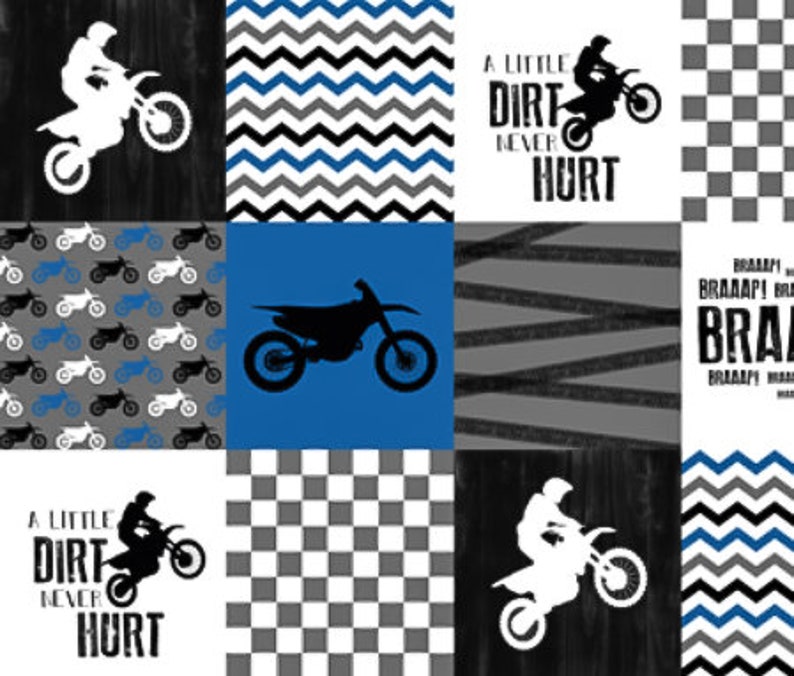 motorcycle crib bedding