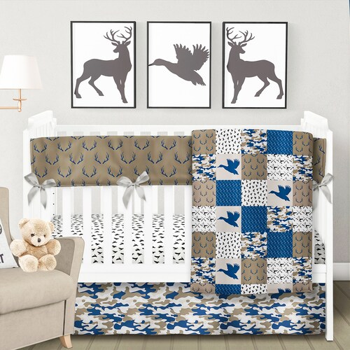 hunting crib set