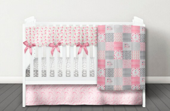 Ballerina Bedding Set Girl Crib Bedding Baby Girl Blanket Etsy