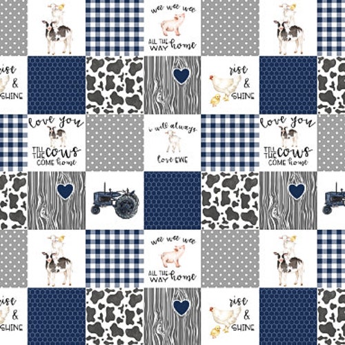 Farm Crib Bedding Set Baby Boy Bedding Set Baby Boy Blanket Etsy