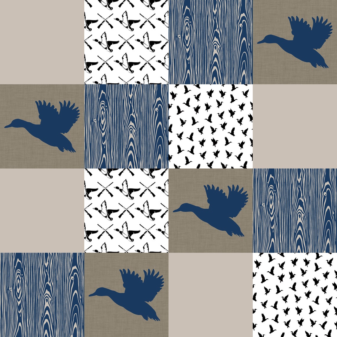 Duck Crib Bedding Set Hunting Baby Blanket Rustic Nursery Etsy