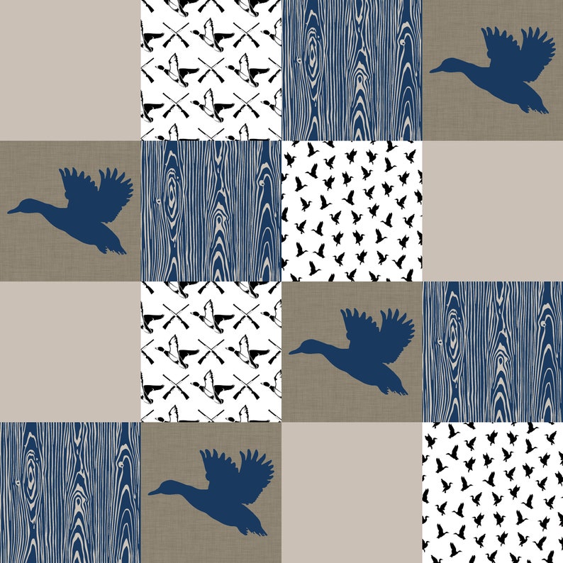Duck Crib Bedding Set Hunting Baby Blanket Rustic Nursery Etsy
