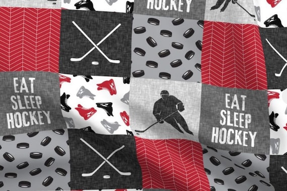 hockey crib bedding