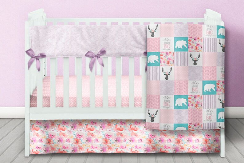 boho crib bedding set