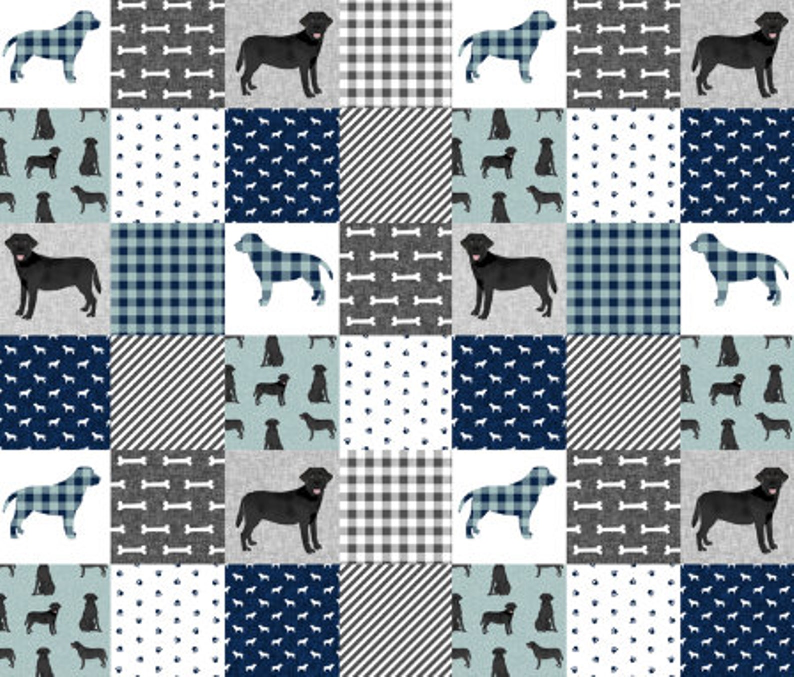 Black Lab Blanket Dog Crib Bedding Boy Nursery Bedding Etsy