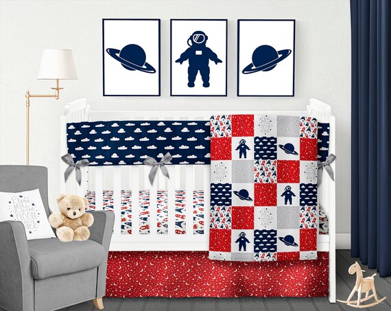 space nursery bedding