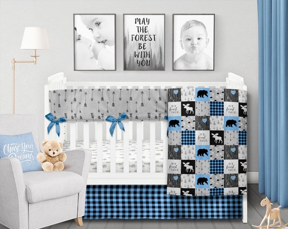 moose nursery bedding