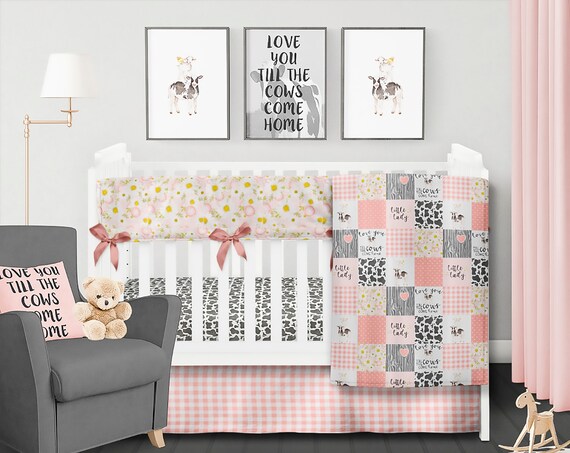 cow baby bedding