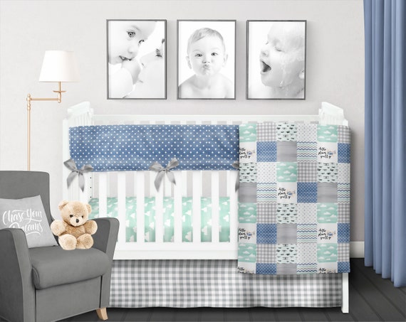 plane crib set