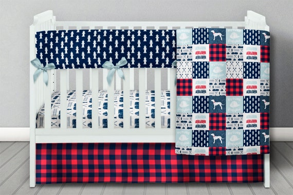 firefighter nursery bedding