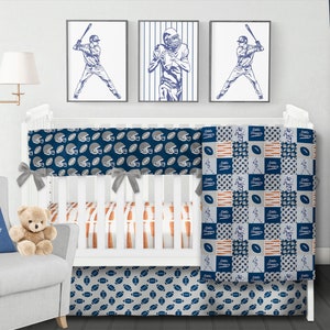 baseball baby bedding