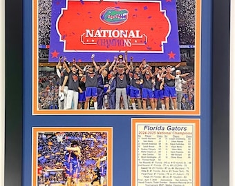 Florida Gators 2024-2025 Champions Framed Photo Collage