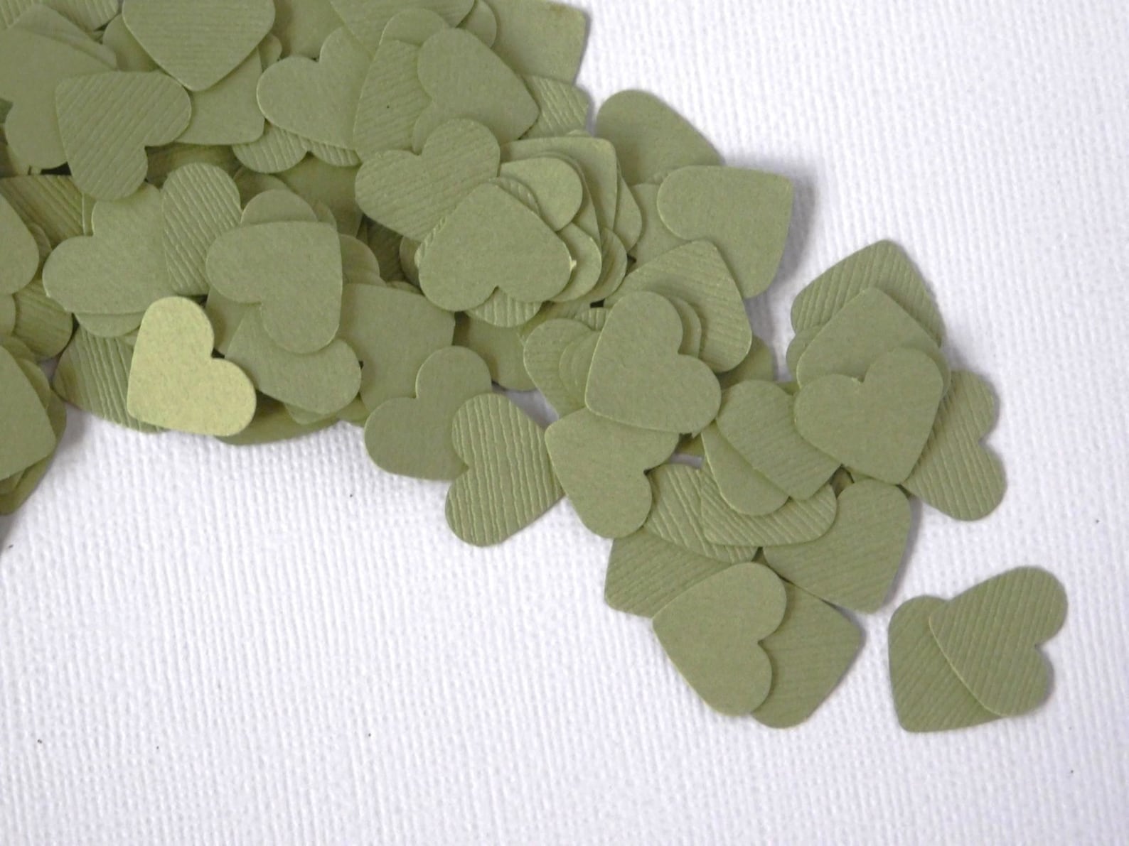 SAGE GREEN HEARTS Table Confetti 300 Pieces Baby Shower Wedding Bridal — free download