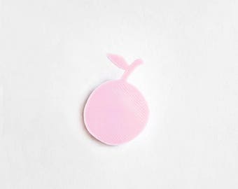 3D printing brooch Pink apple