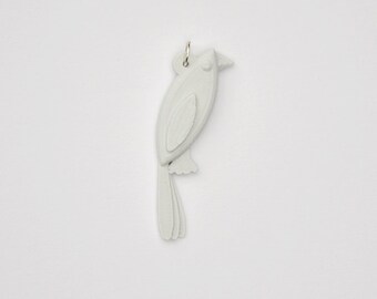 LITTLE BIRD, ricochet grey during 3D printed jewelry