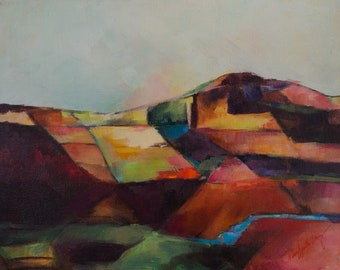 Abstract Landscape of Georgia Farmland