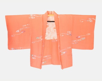 Vintage Pink Shibori Haori (Kimono Jacket)