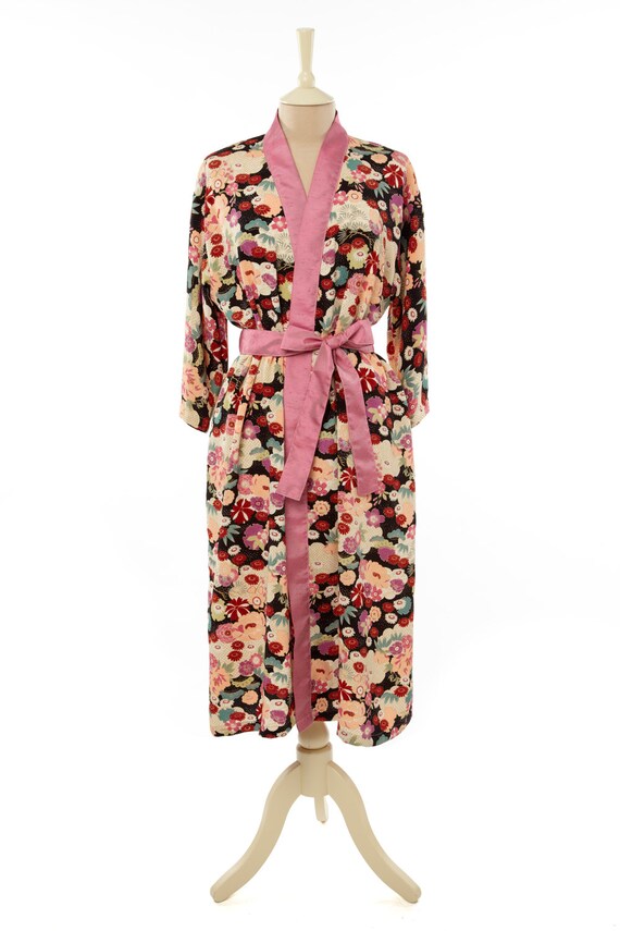 cherry blossom dressing gown