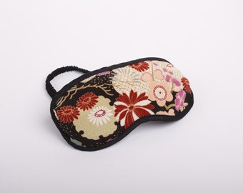 Japanese Kimono eye mask cherry blossoms, Kimono beauty eye mask, Travel eye mask, Kimono gift