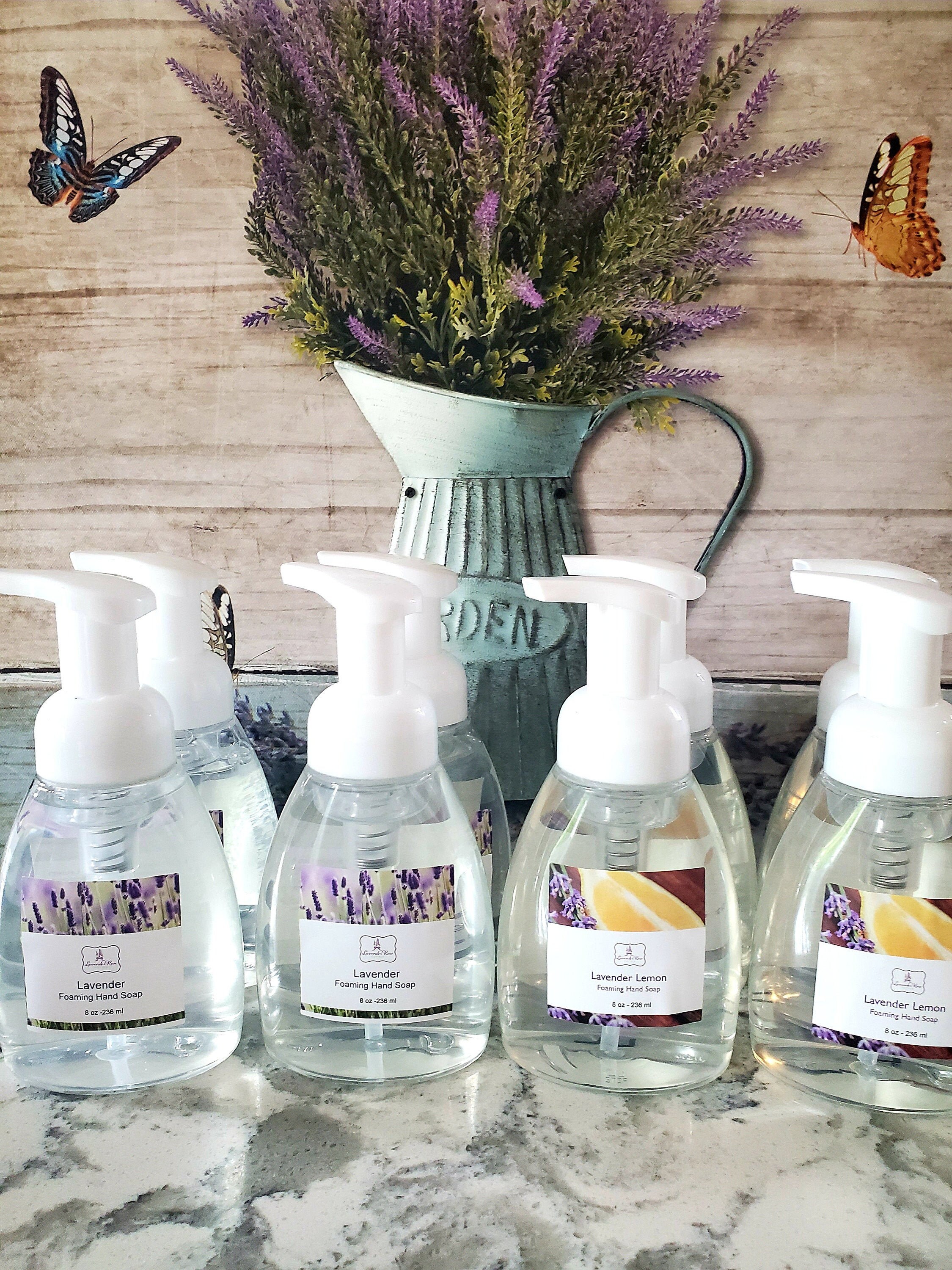 Foaming Hand Soap Collection. Lavender Essential Oil. Etsy