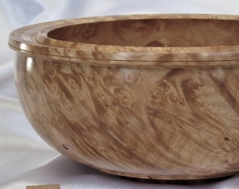 Great Burl, Maple Burl, Burl Bowl, Wooden Bowl Handmade, Wood Bowls, Fine Woodworking, 2208