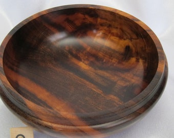 Great Figure, Goncalo Alves, Wood Bowl, Wooden Bowls Handmade, Handmade Gifts, Goncalo Alves Bowl, 1939