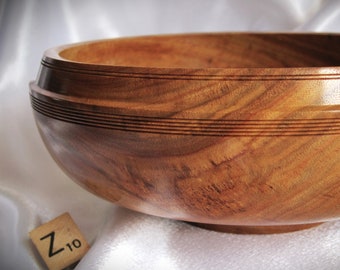 Yellow/Orange, Canarywood Bowl, Wood Bowl, Wooden Bowls Handmade, #2237