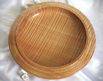 Large Flame or Fiddleback Maple Bowl #2119