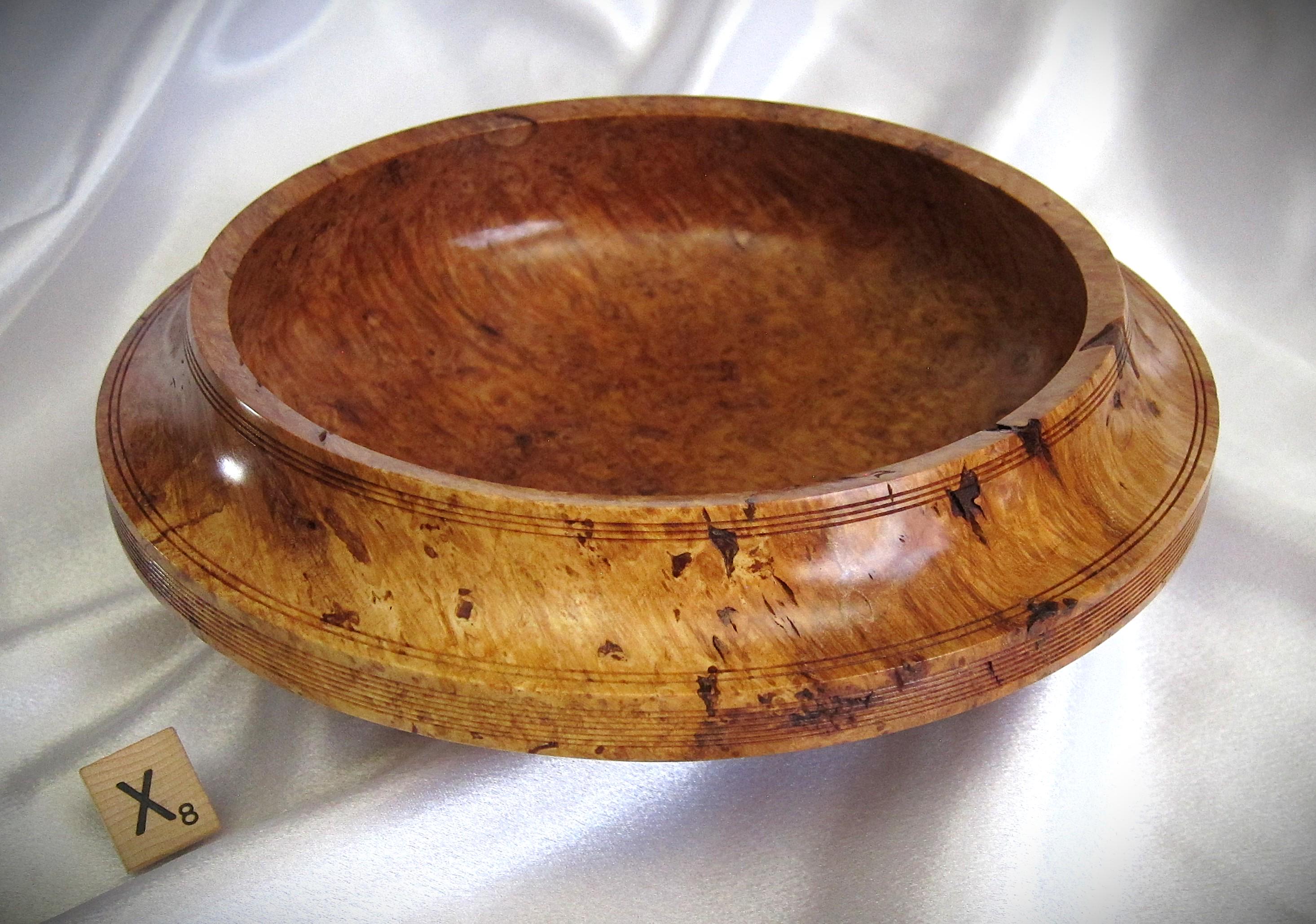Intense Burl Big Leaf Maple Bowl From Canada #2313 - Etsy